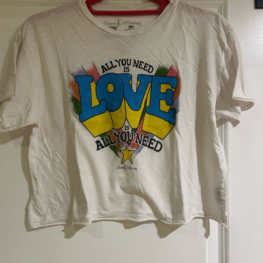 Original Retro Brand White Love Graphic Tee